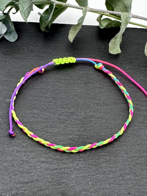 CADI Armband Nylon Neonfarben, handgemacht in Klagenfurt